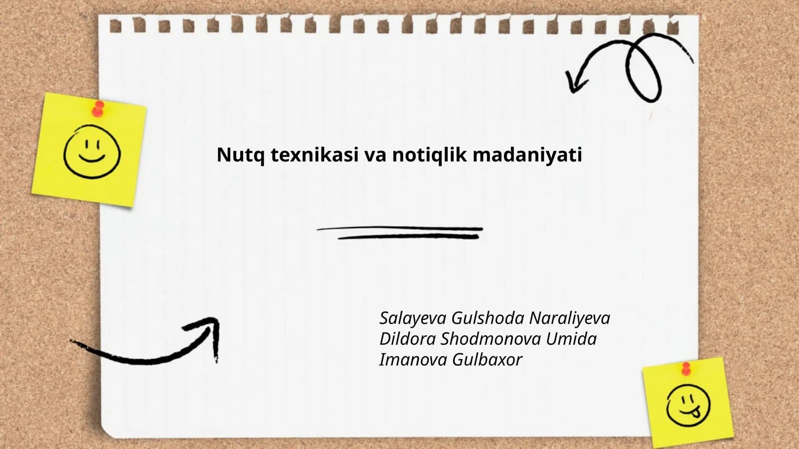 Nutq texnikasi va notiqlik madaniyati