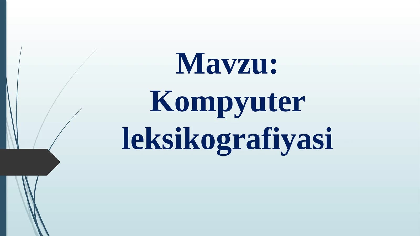 Kompyuter leksikografiyasi