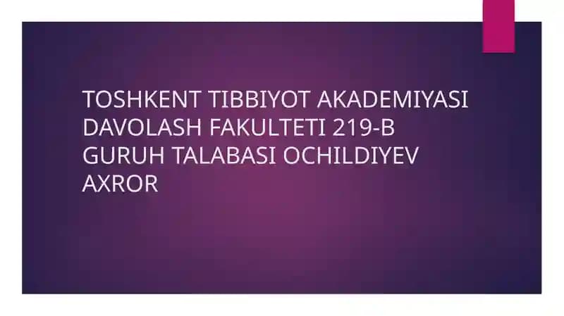 SHAXSIY HIMОYA VOSITALARI