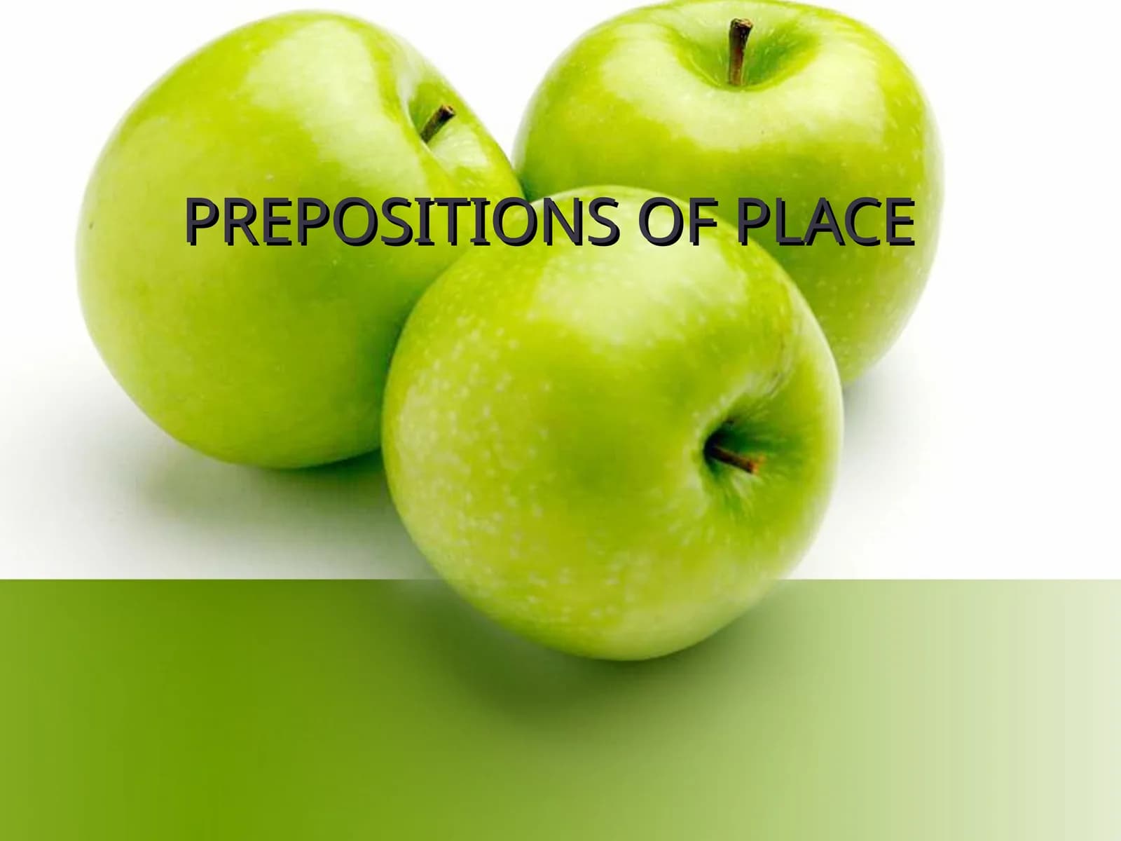 Prepositions of Place