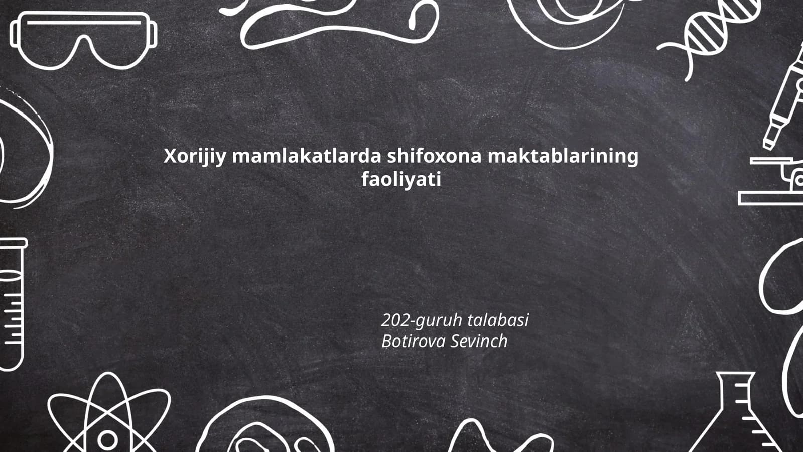 Xorijiy mamlakatlarda shifoxona maktablarining faoliyati