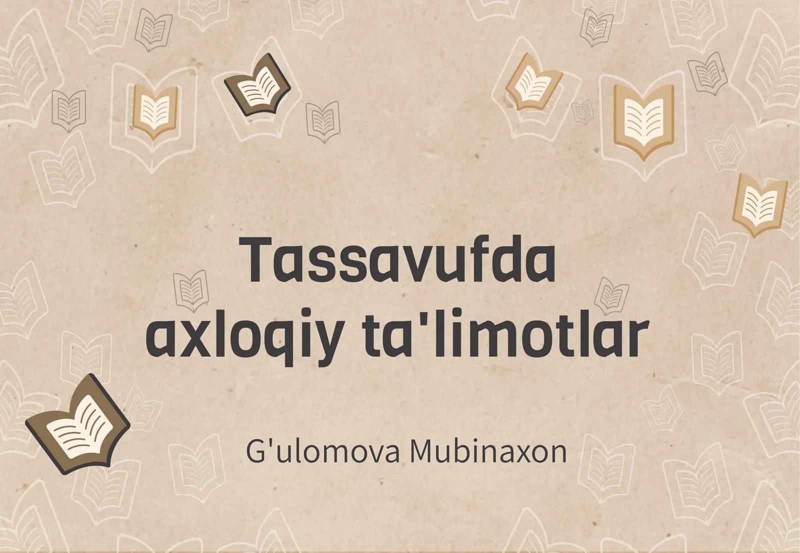 Tassavufdaaxloqiyta'limotlar