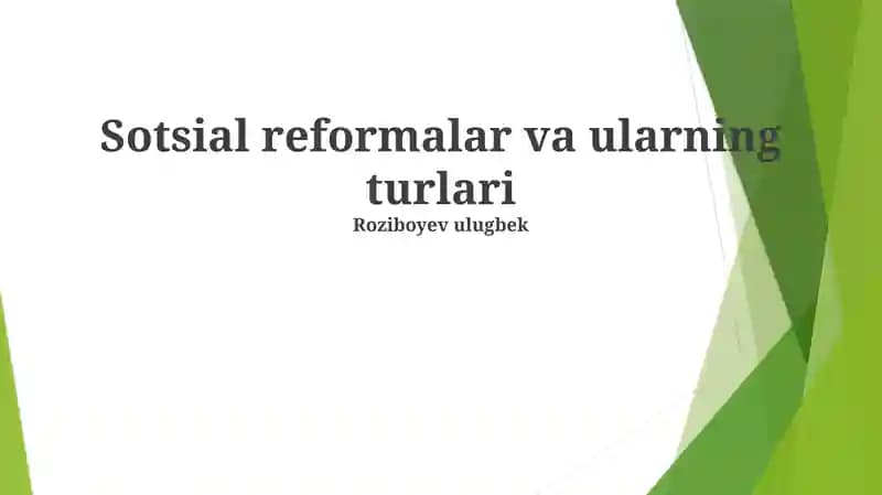 Ta'lim sohasidagi islohotlar
