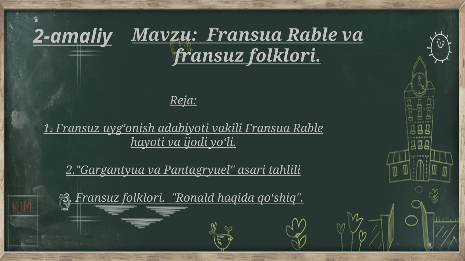 Fransua Rable va fransuz folklori