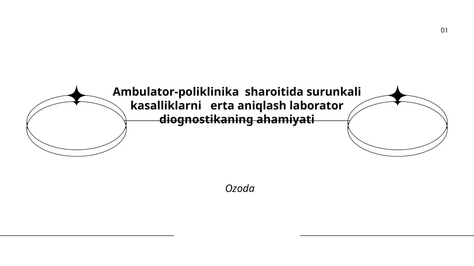 Ambulator-poliklinika sharoitida surunkali kasalliklarni erta aniqlash laborator diognostikaning ahamiyati