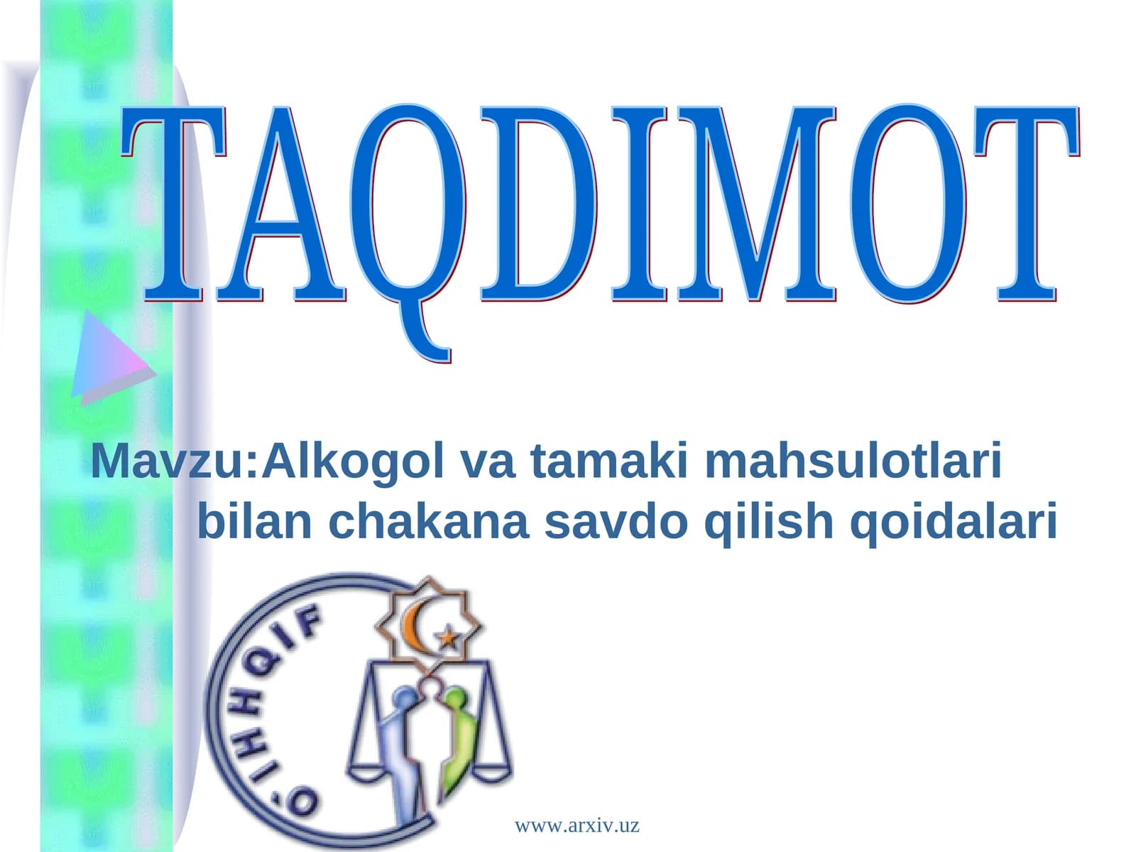 Alkogol va tamaki mahsulotlari bilan chakana savdo qilish qoidalari