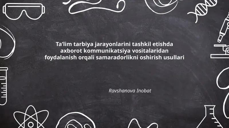 Raqamli o'quv platformalarini joriy etish orqali ta'lim samaradorligini oshirish usullari