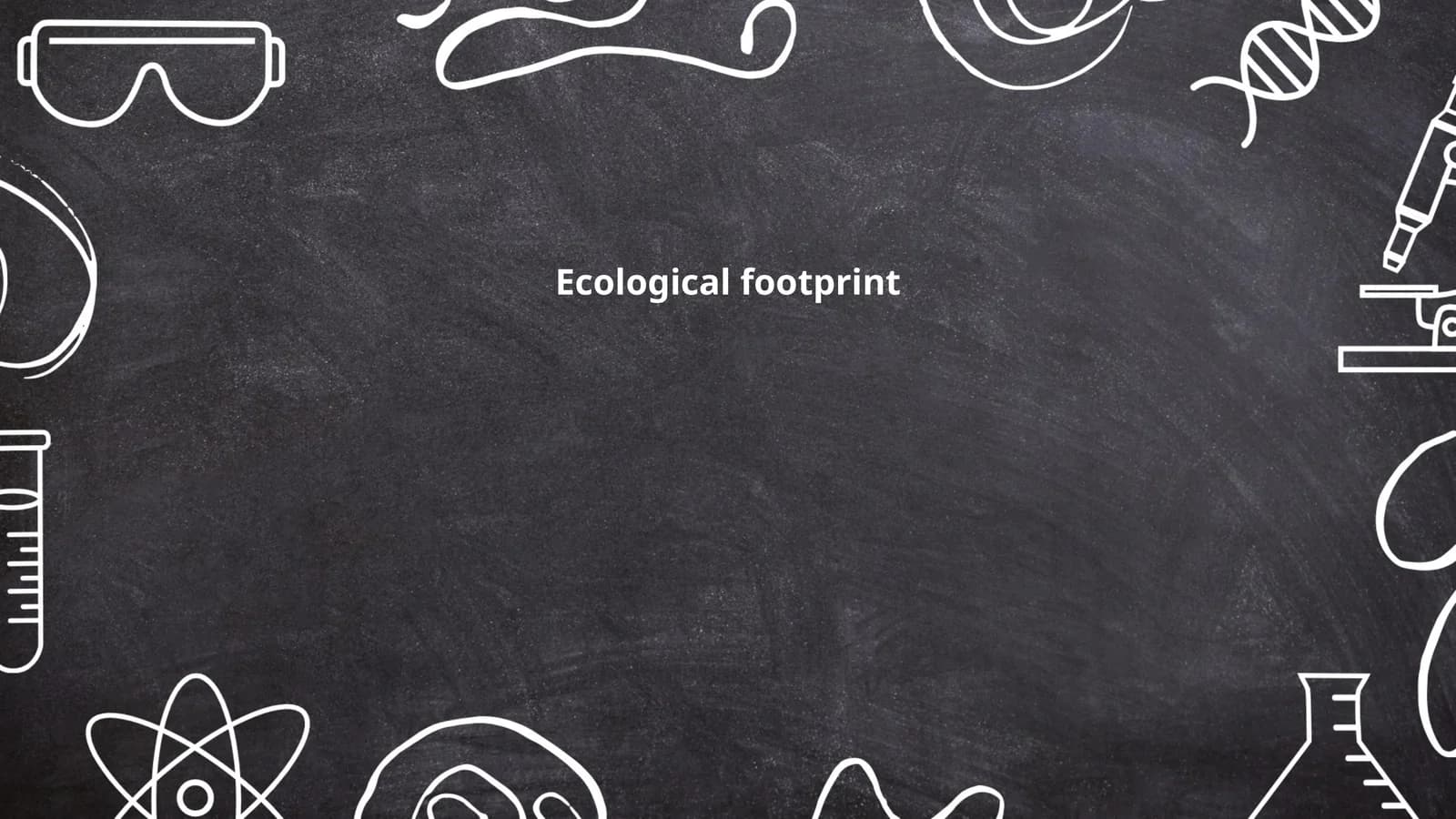 Ecological footprint