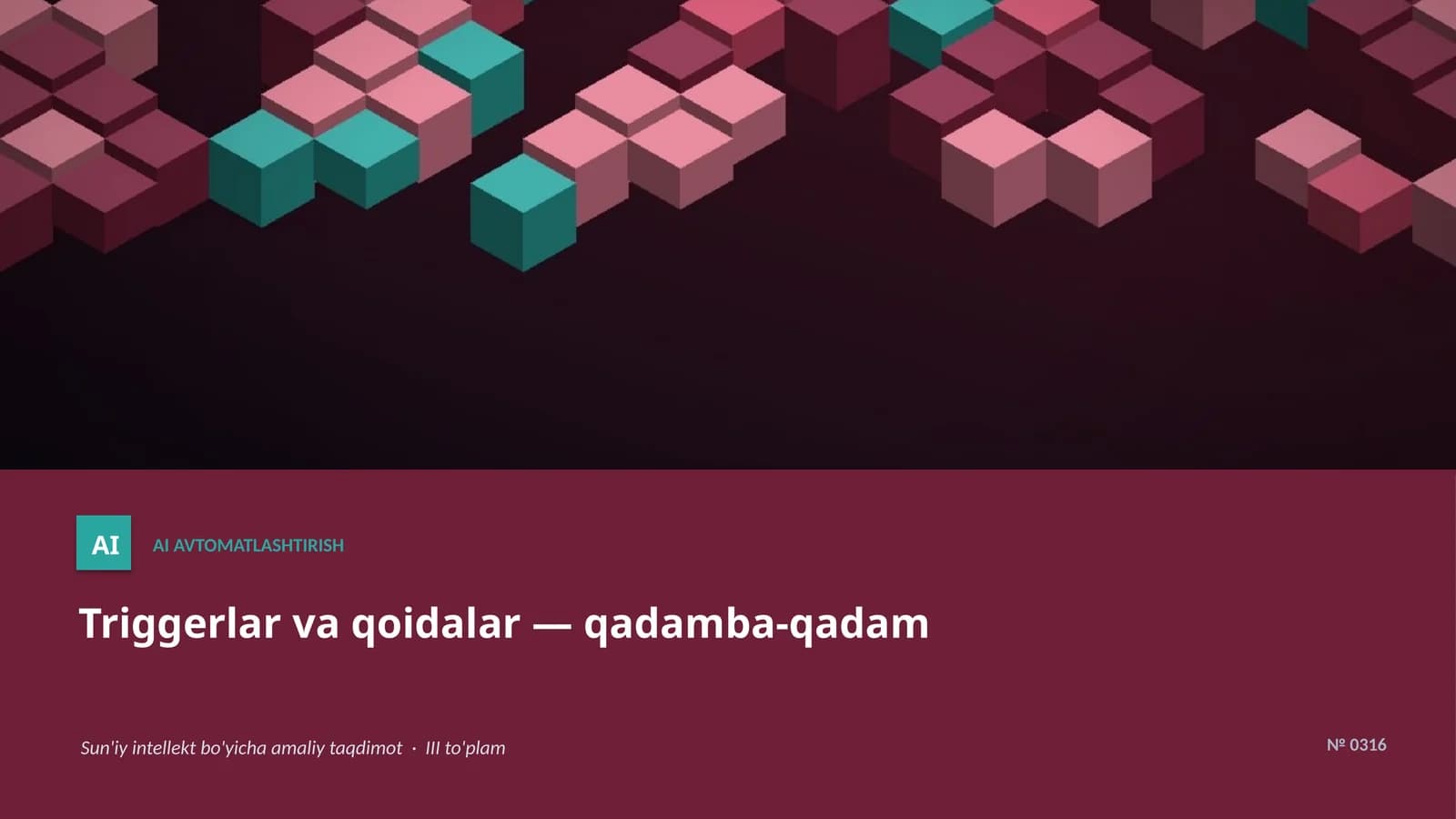 AI AVTOMATLASHTIRISH