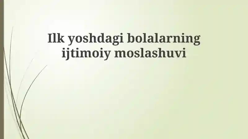 Ijtimoiy moslashuv