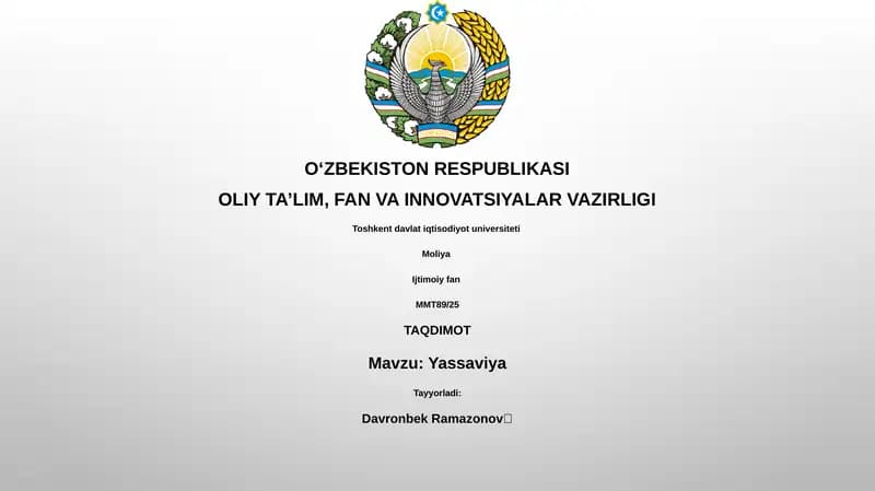Yassaviya