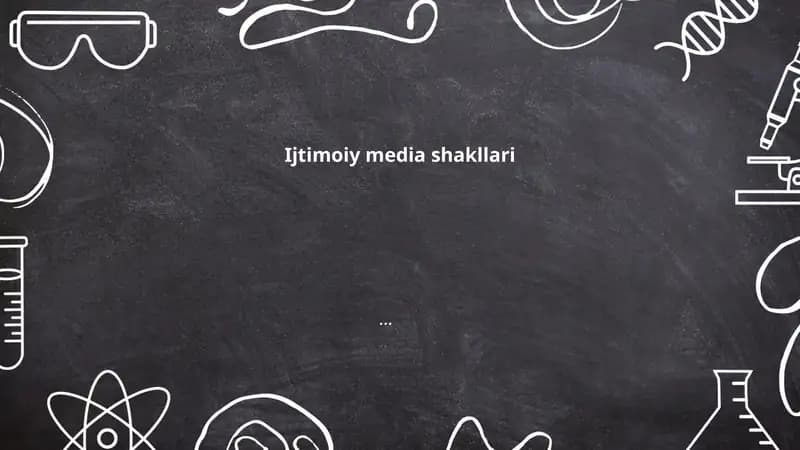 Ijtimoiy tarmoqlar