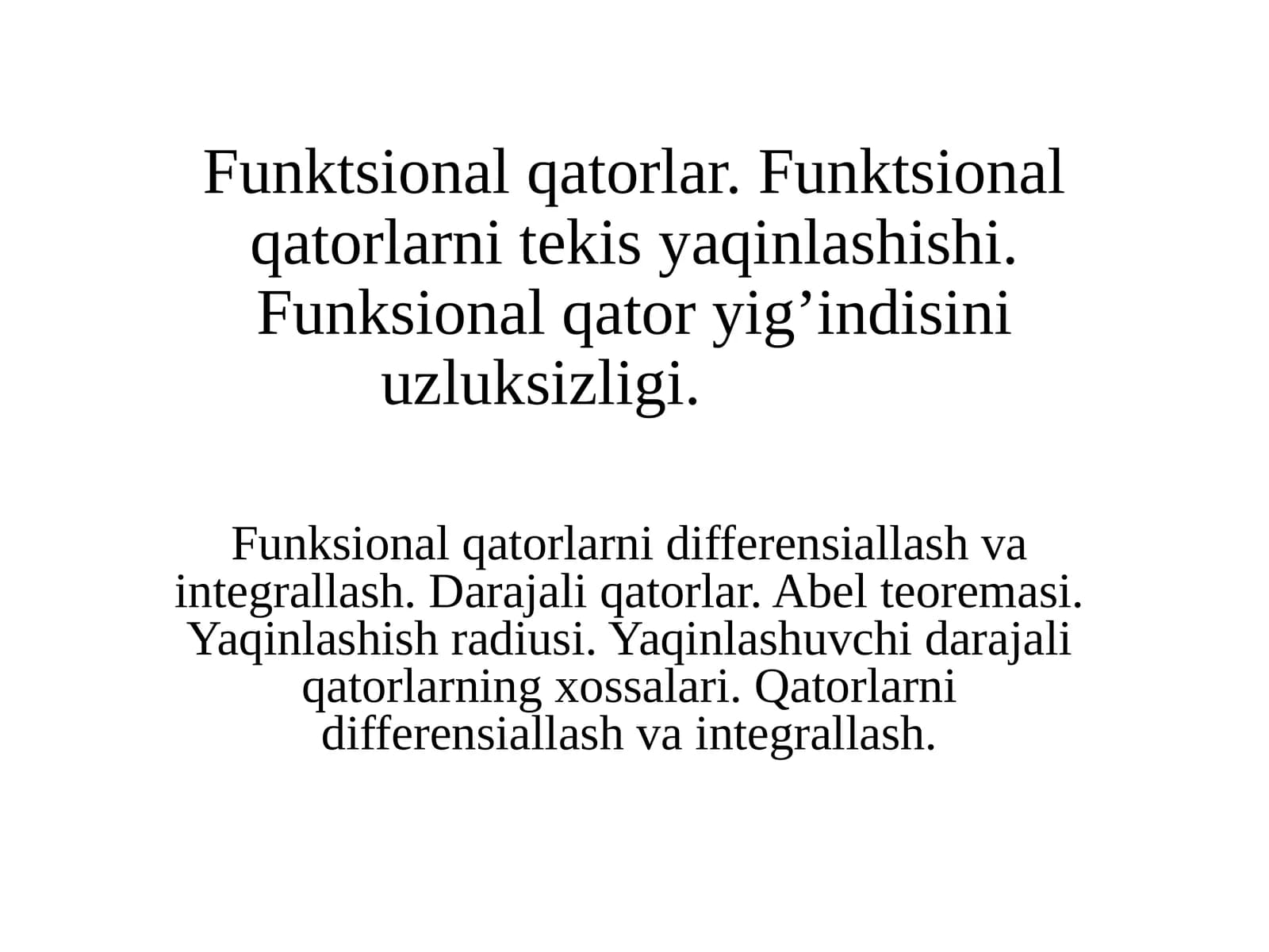 Funktsionalqatorlar