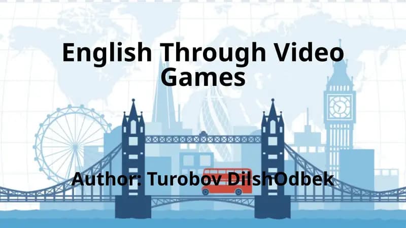English Through Video Games