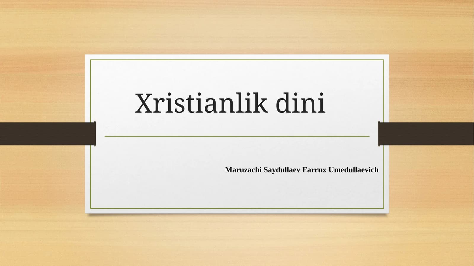 Xristianlikdini