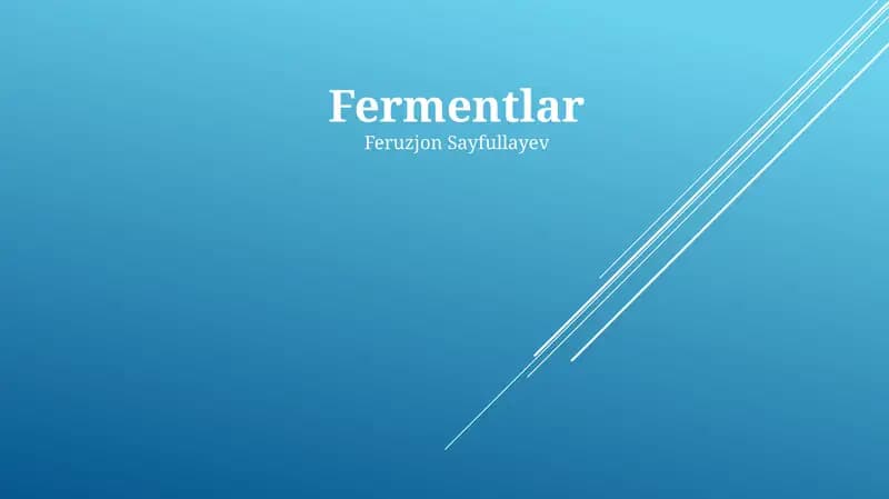 Fermentlar