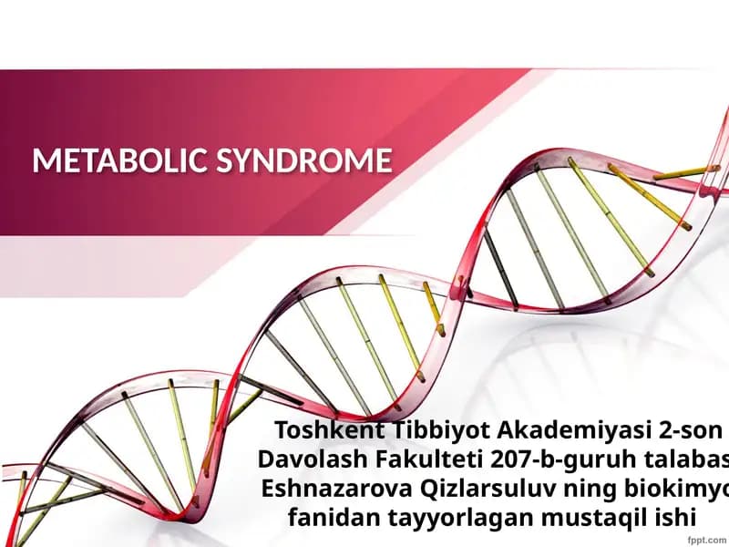 METABOLIC SYNDROME