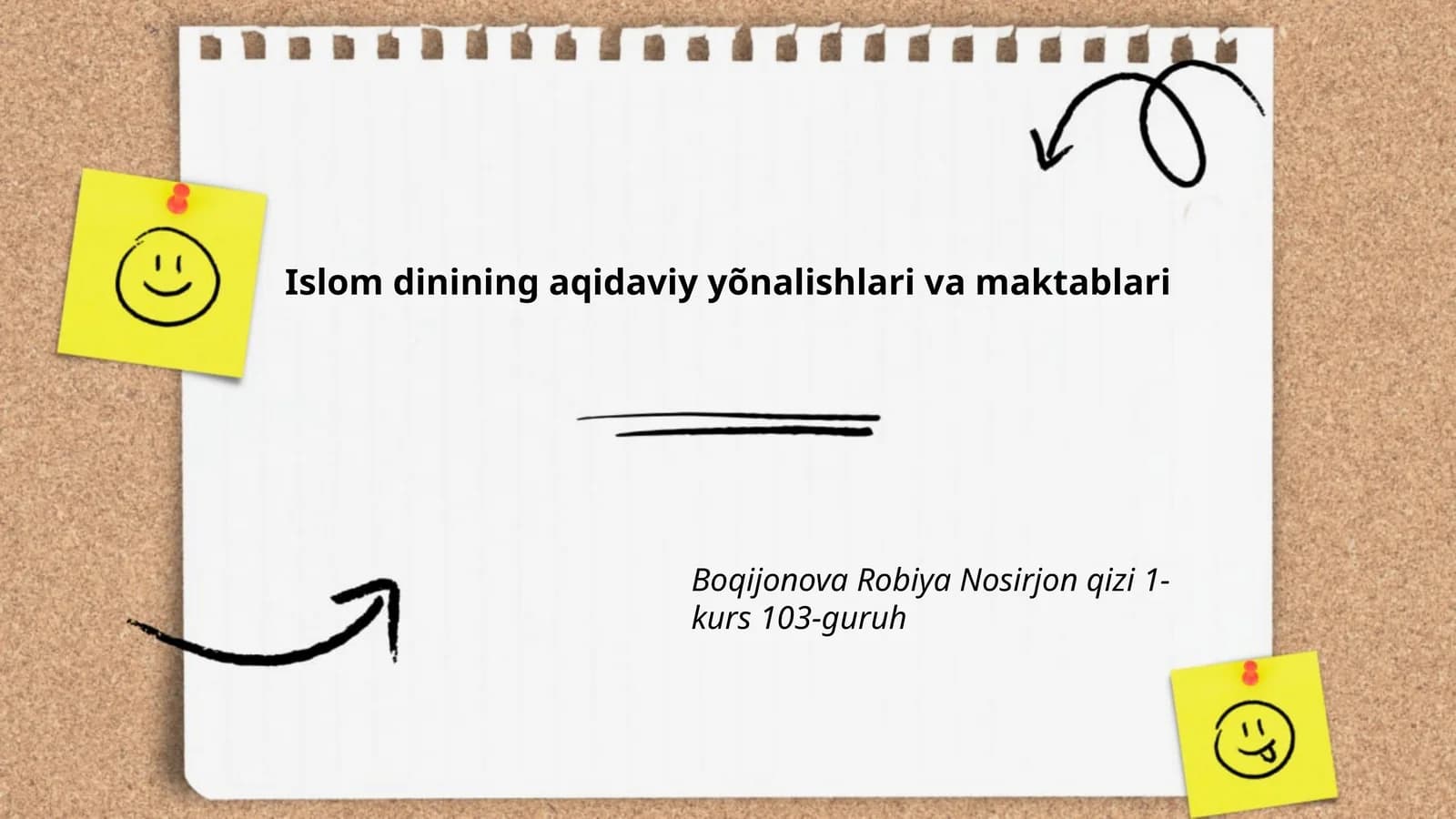 Islom dinining aqidaviy yõnalishlari va maktablari