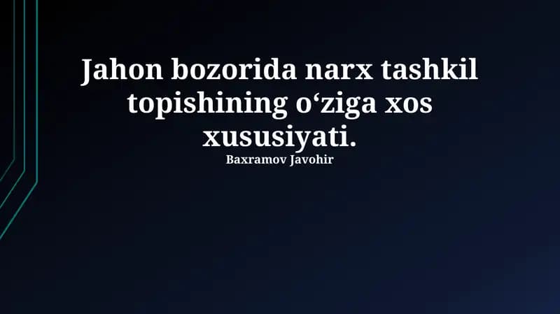 Zamonaviy Dunyoda Narko Kartelini Barpo Etishning O'ziga Xos Xususiyatlari