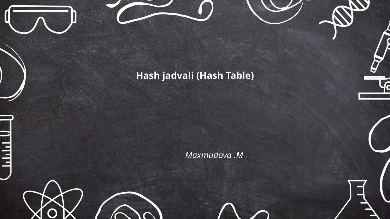 Hash jadvali (Hash Table)