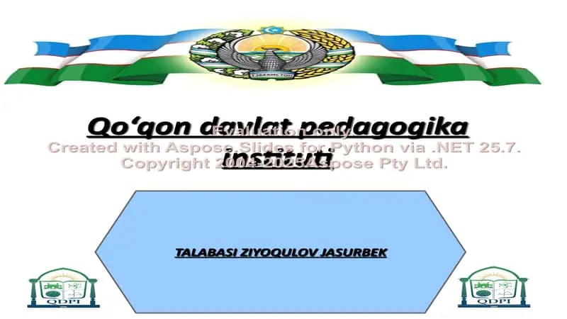 Qo‘qon davlat pedagogika instituti