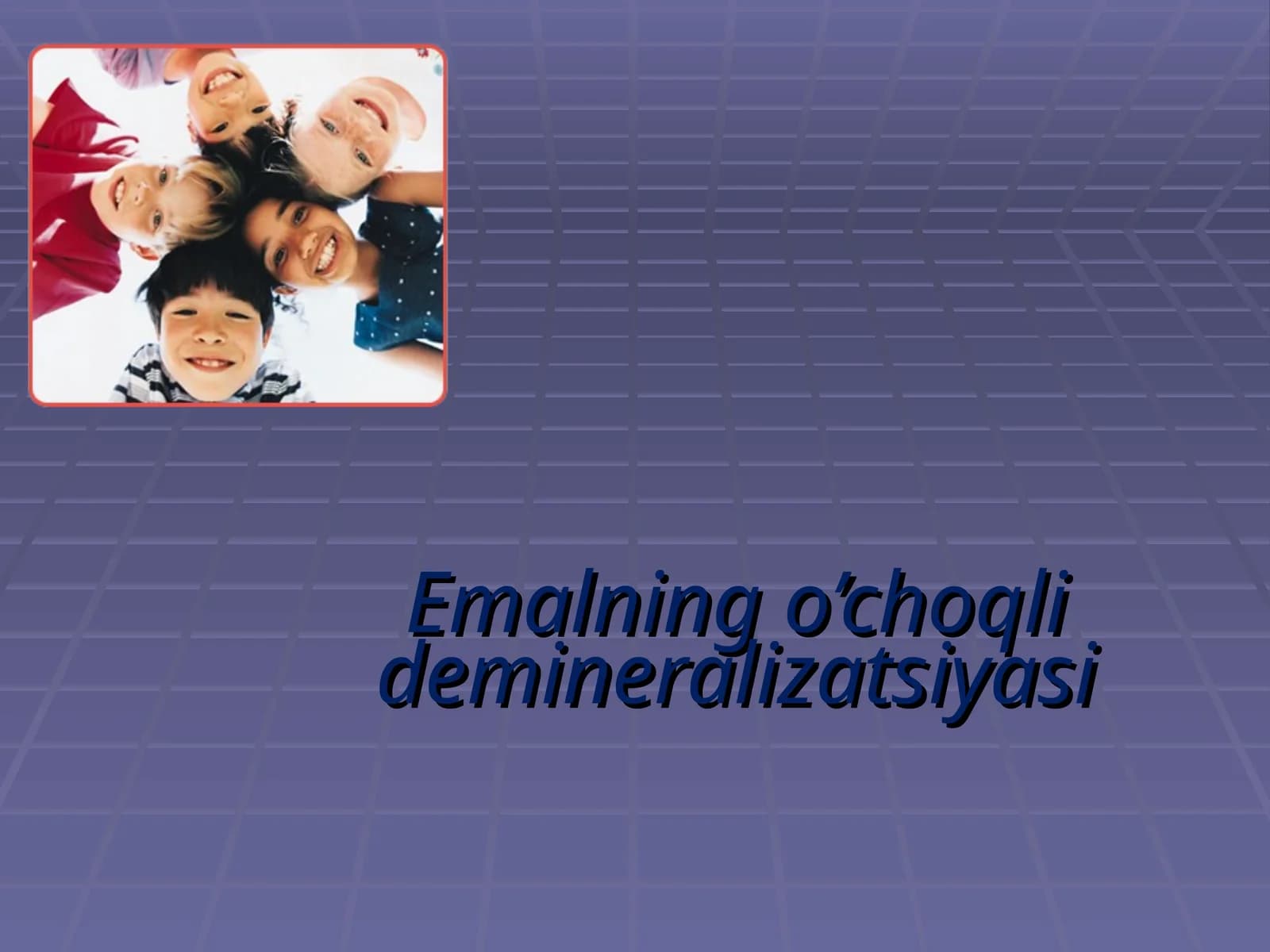 Emalning oʻtkir o'choqli demineralizatsiyasi