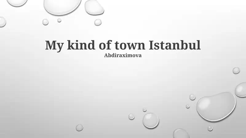 Istanbul: A Tapestry of Time and Culture