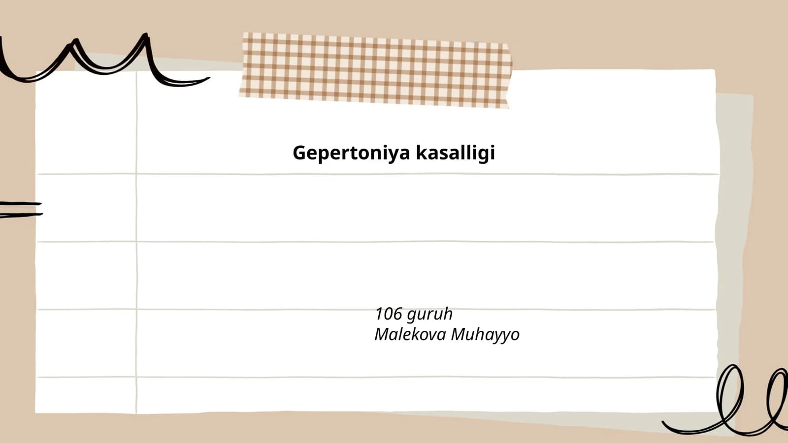 Gepertoniya kasalligi