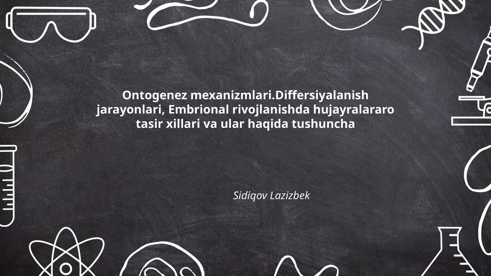Ontogenez mexanizmlari