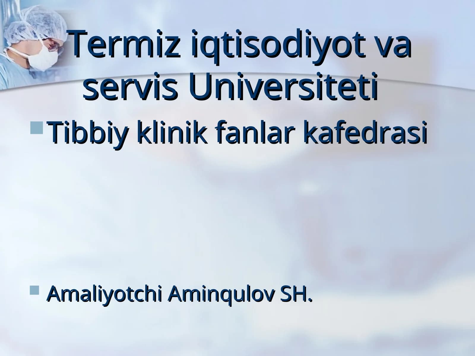 Xirurg qo‘lini operatsiyaga tayyorlash, ishlov berish va operatsiya maydonini tayyorlash usullari