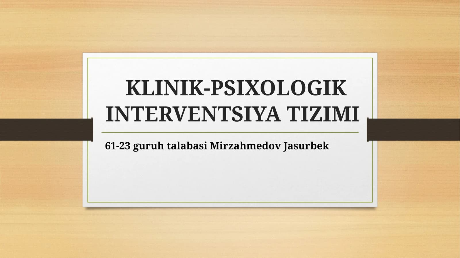 Klinik-psixologikinterventsiyatizimi