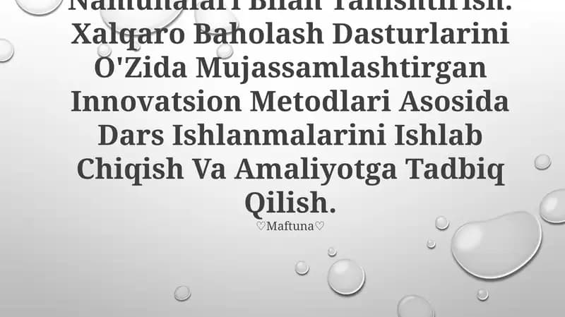 Xalqaro Baholash Dasturlari