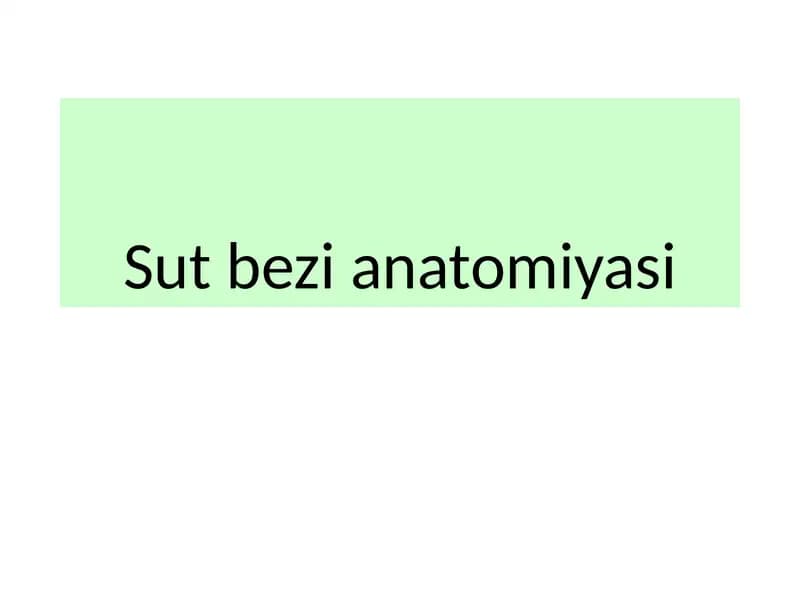 Sutbezianatomiyasi