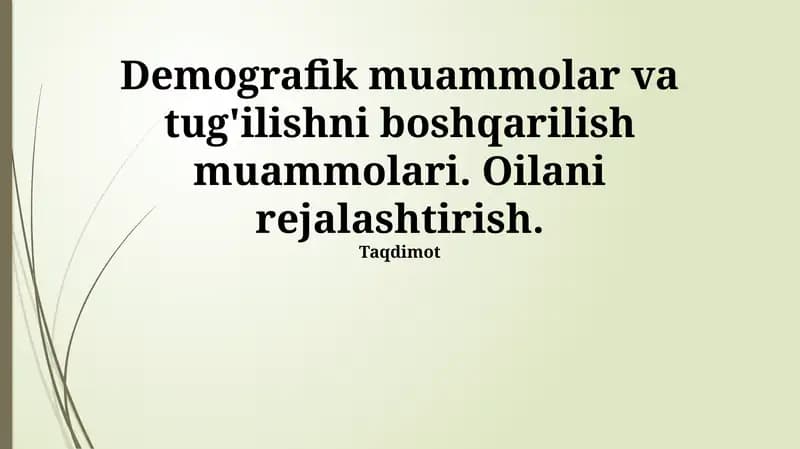 Kontratseptsiya usullari va ularning samaradorligi