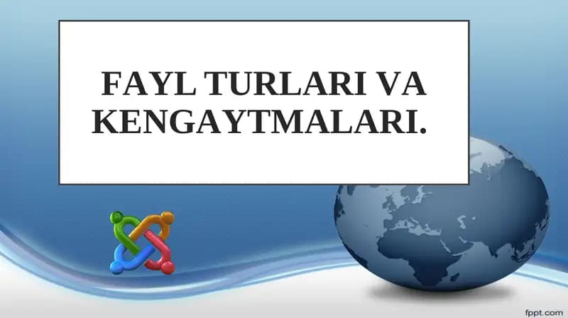 Fayl Turlari va Kengaytmalari