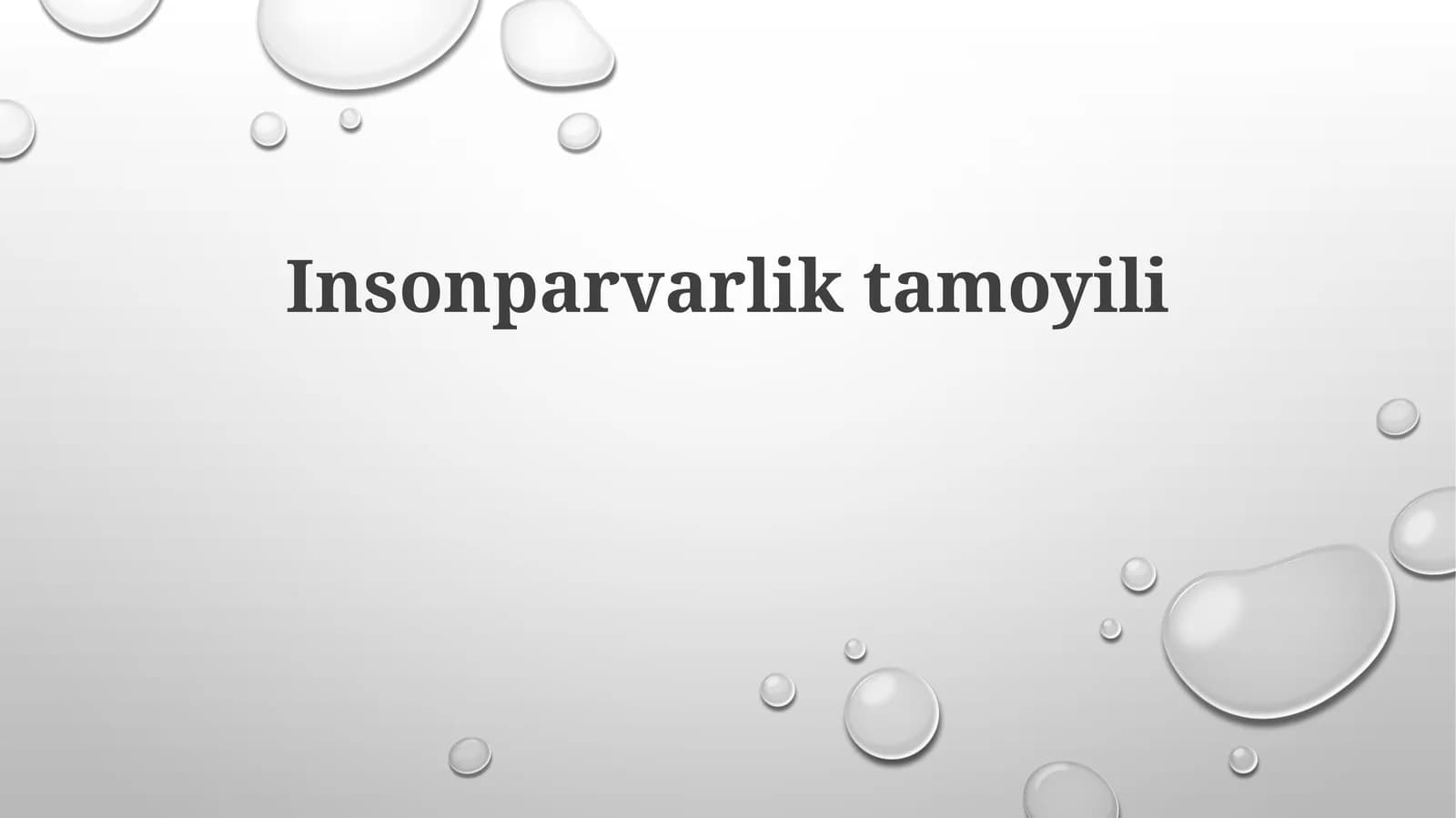 Insonparvarliktamoyili