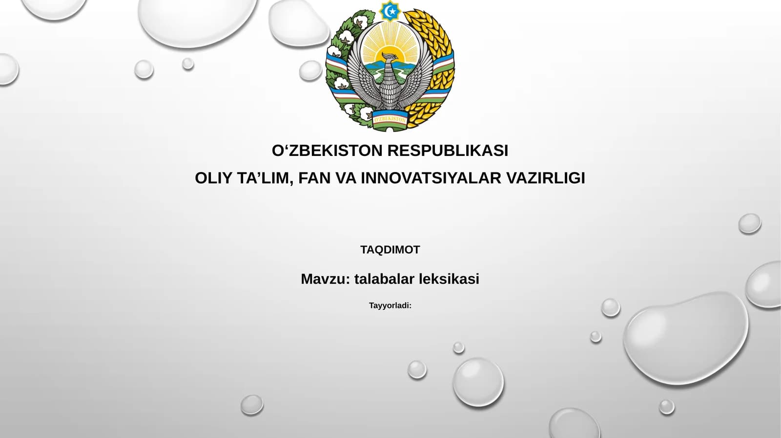 Talaba leksikoni