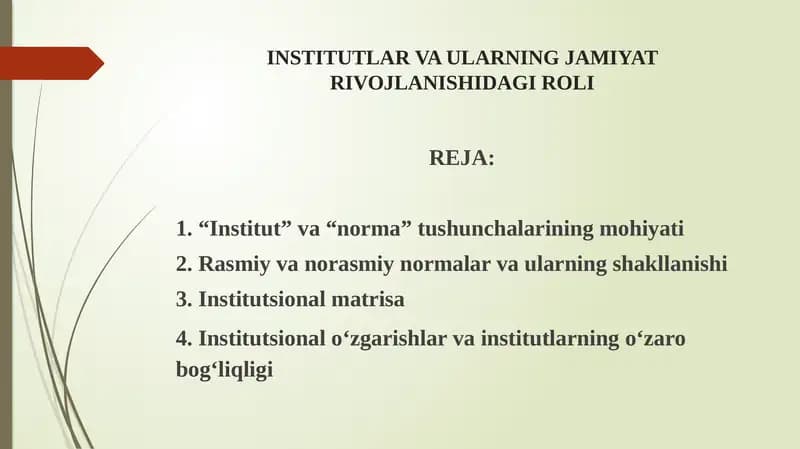 Institutsionalizm