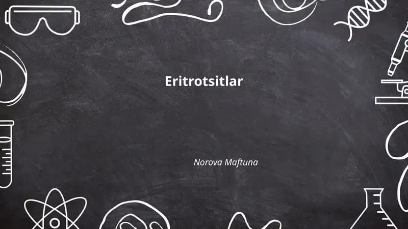Eritrotsitlar