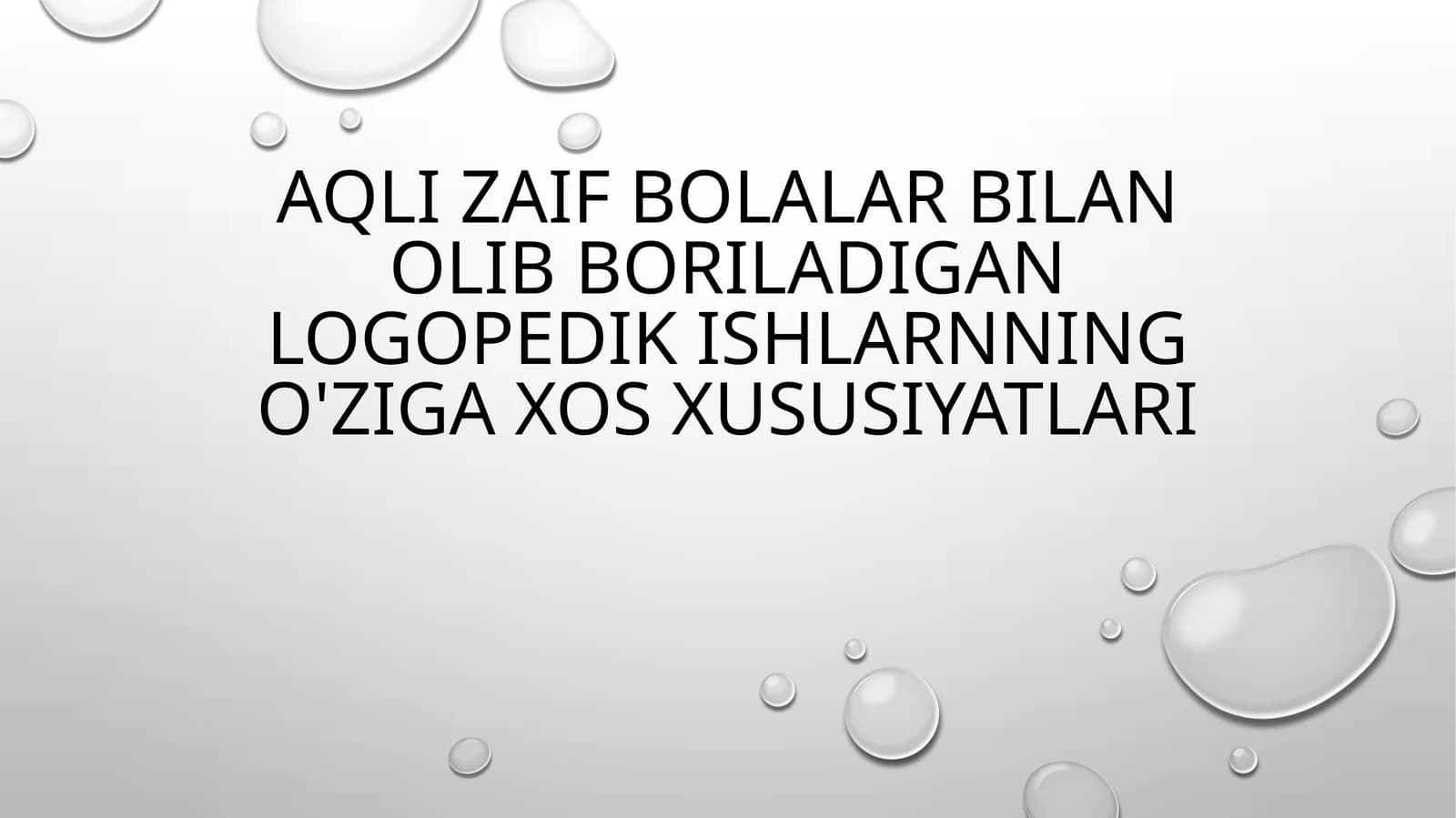 Maktabgacha tarbiya muassasalarida bolalar nutqini rivojlantirish