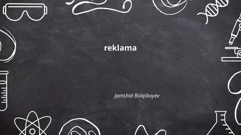 Raqamli reklama va onlayn marketing