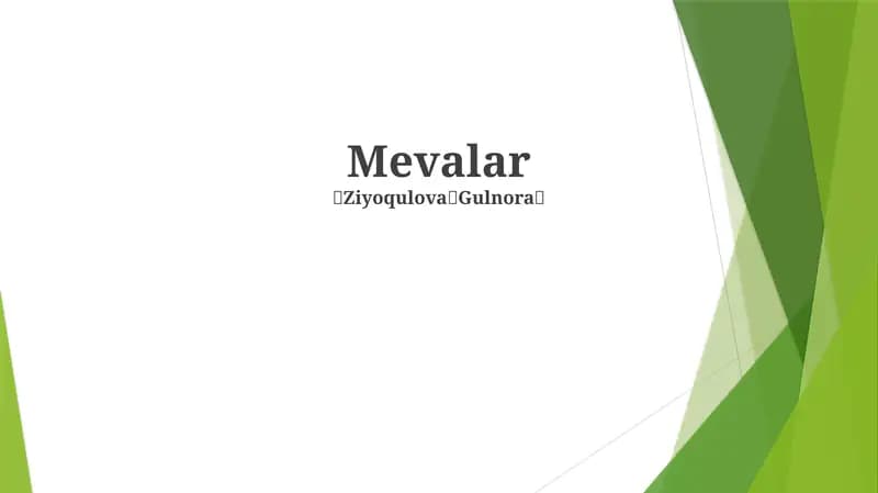 Mevalar