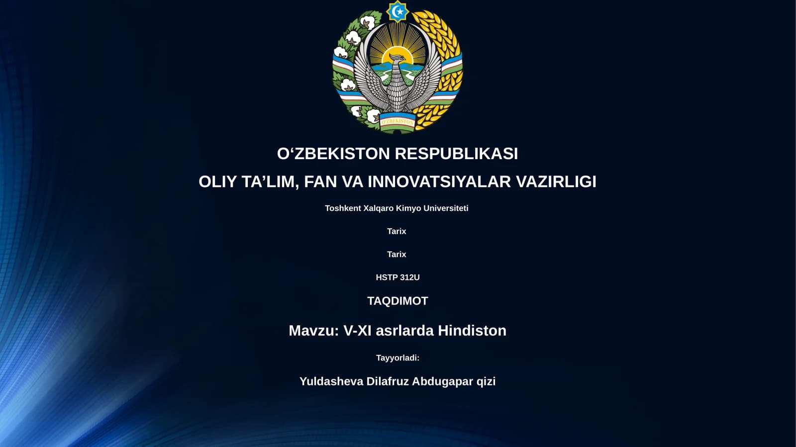 V-XI asrlarda Hindiston