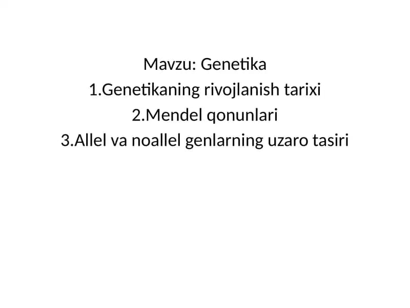 Genetika
