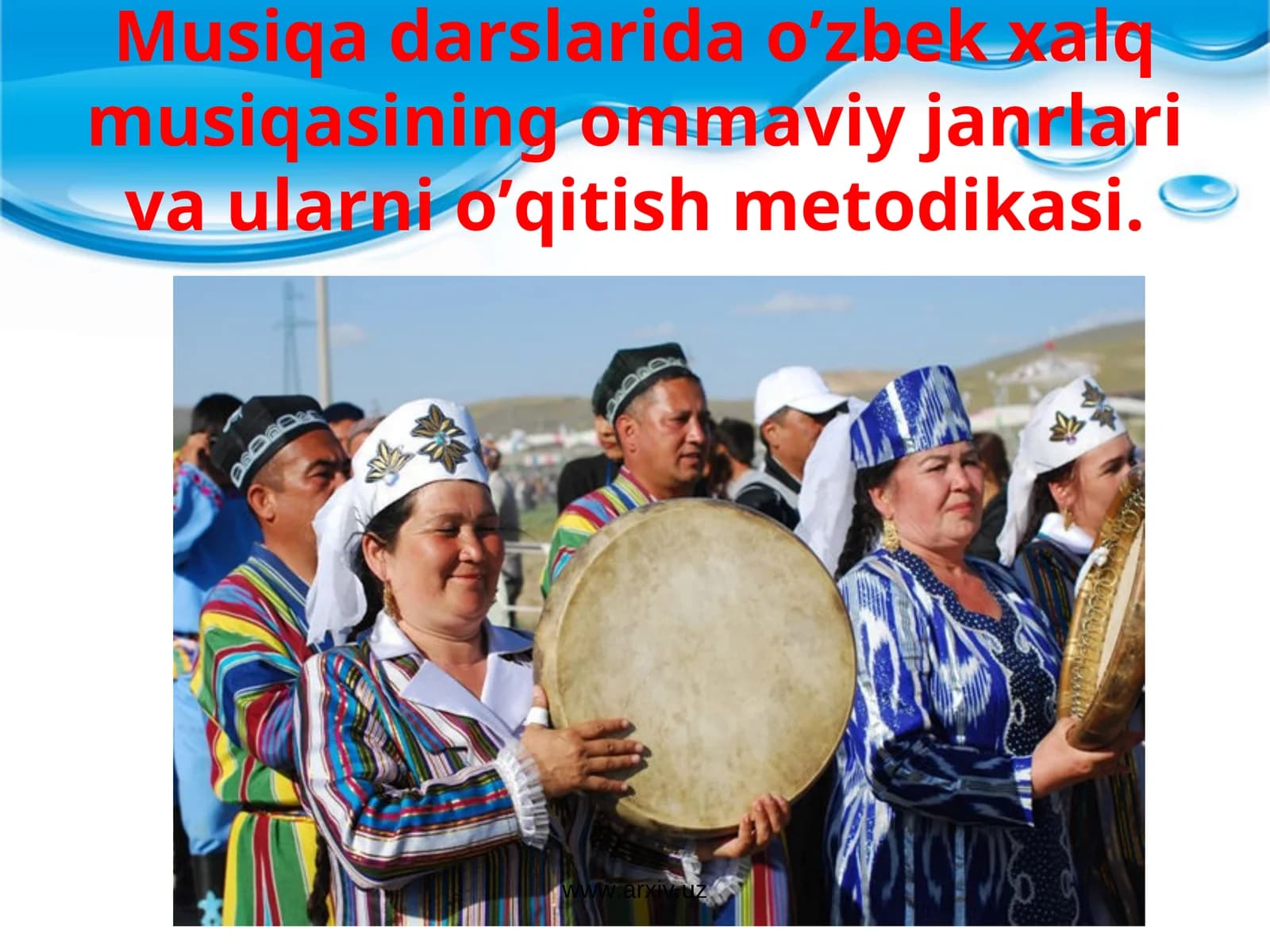 O'zbek xalq musiqasining ommaviy janrlari va ularni o’qitish metodikasi