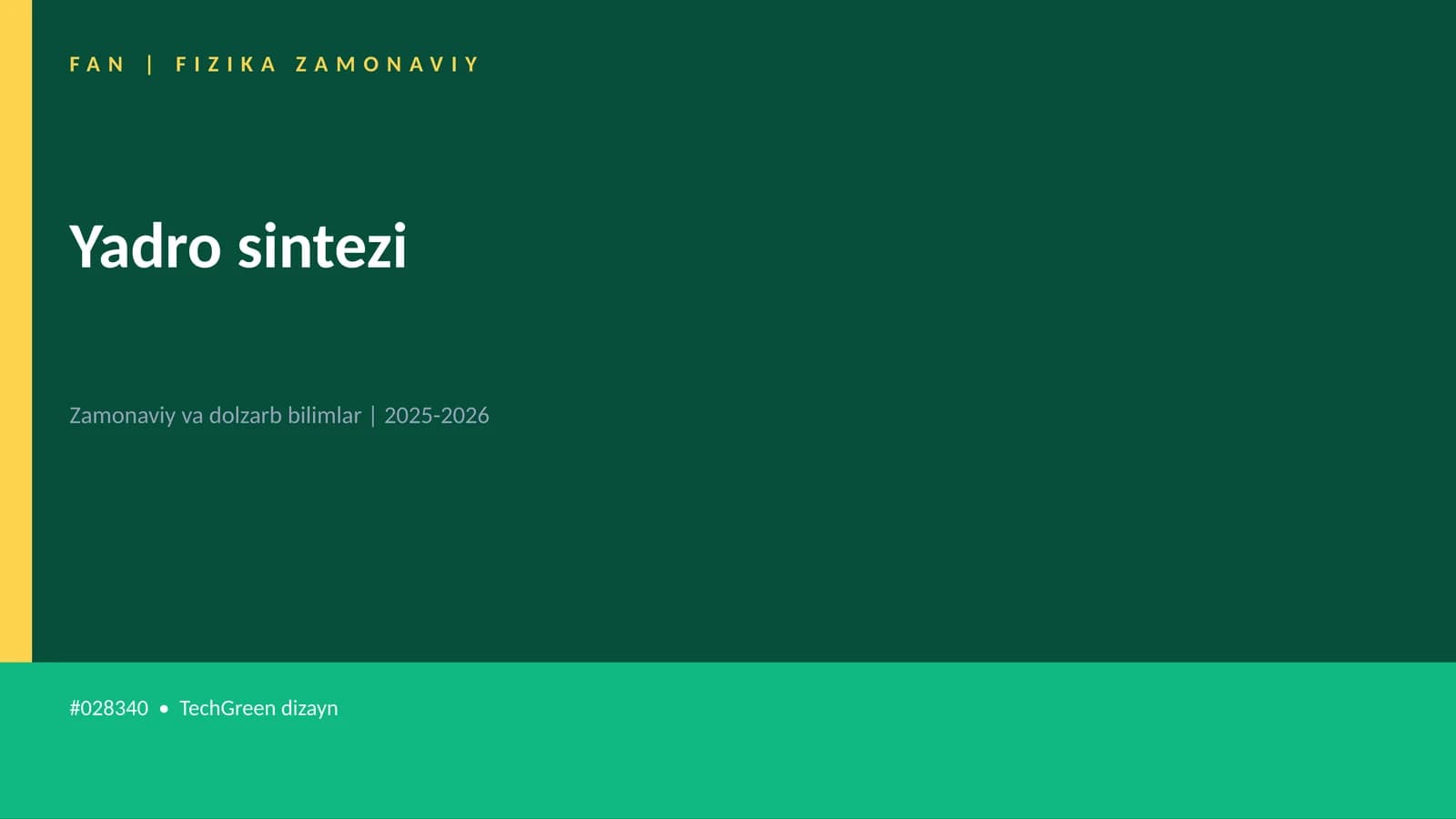 Yadro sintezi