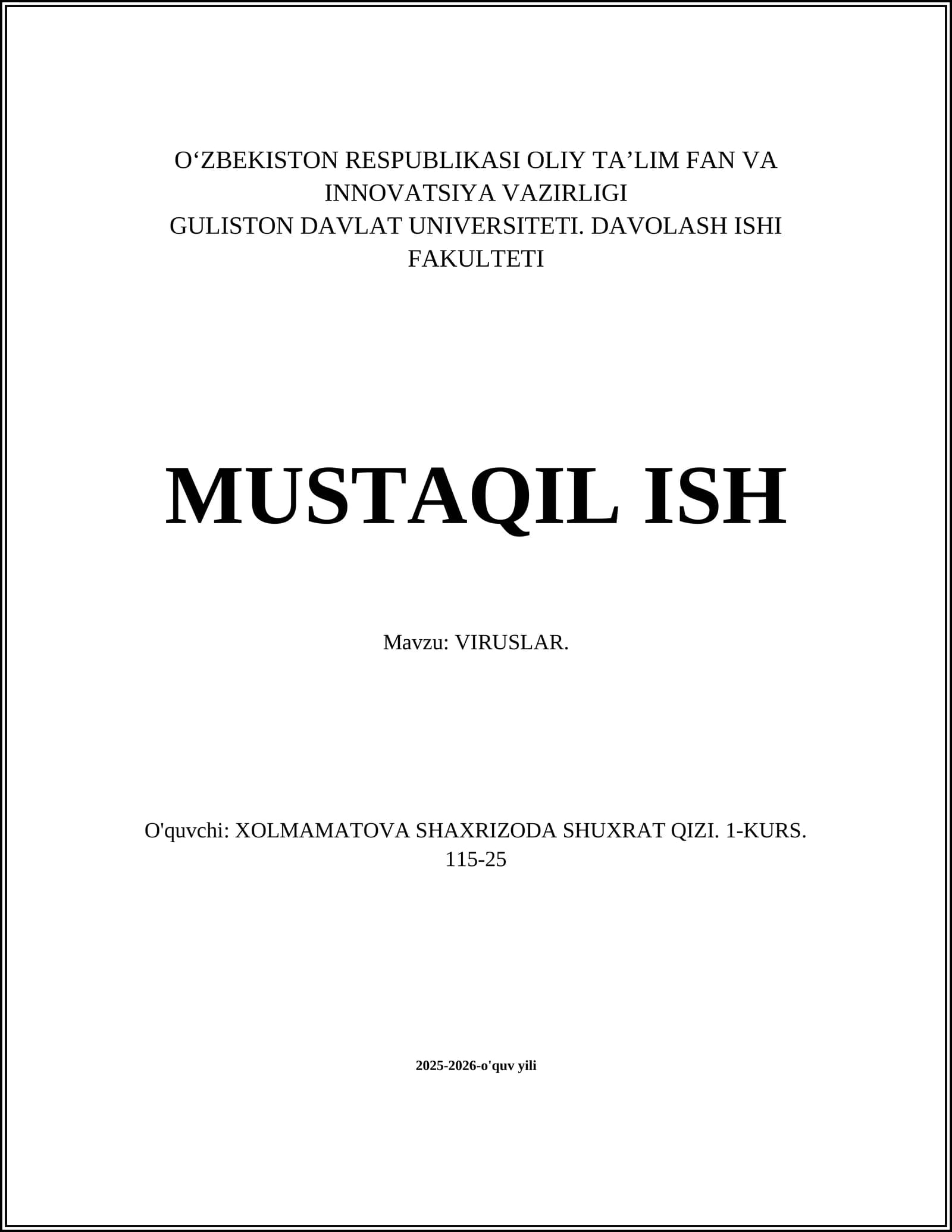 VIRUSLAR
