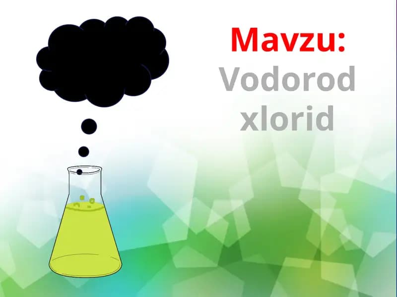Vodorod xlorid