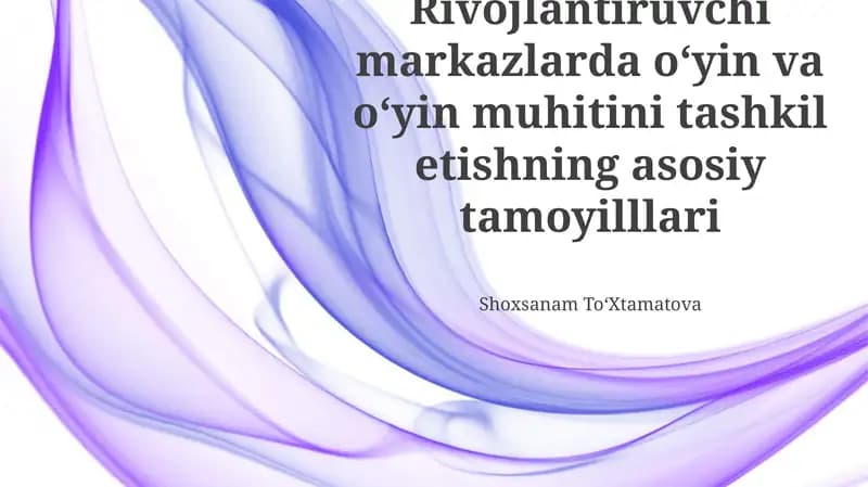 Ruhiy farovonlikni qo'llab-quvvatlash