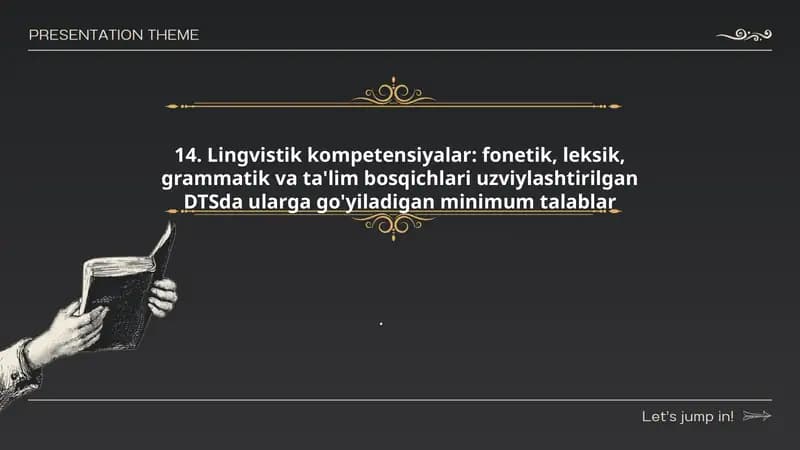 Lingvistik kompetensiyalar